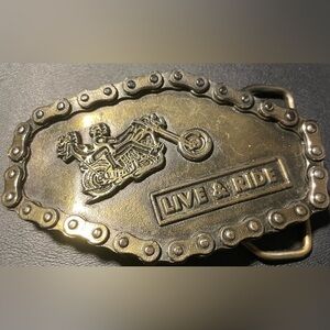 Live&Ride Belt Buckle